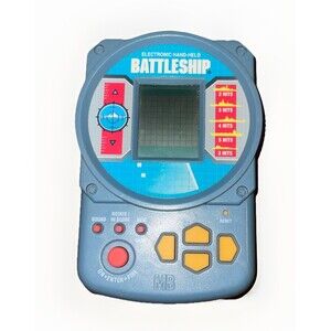 Electronic Handheld Battleship Electronic Game Milton Bradley Vintage 1995 WORKS